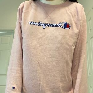 Light pink champion hoodie